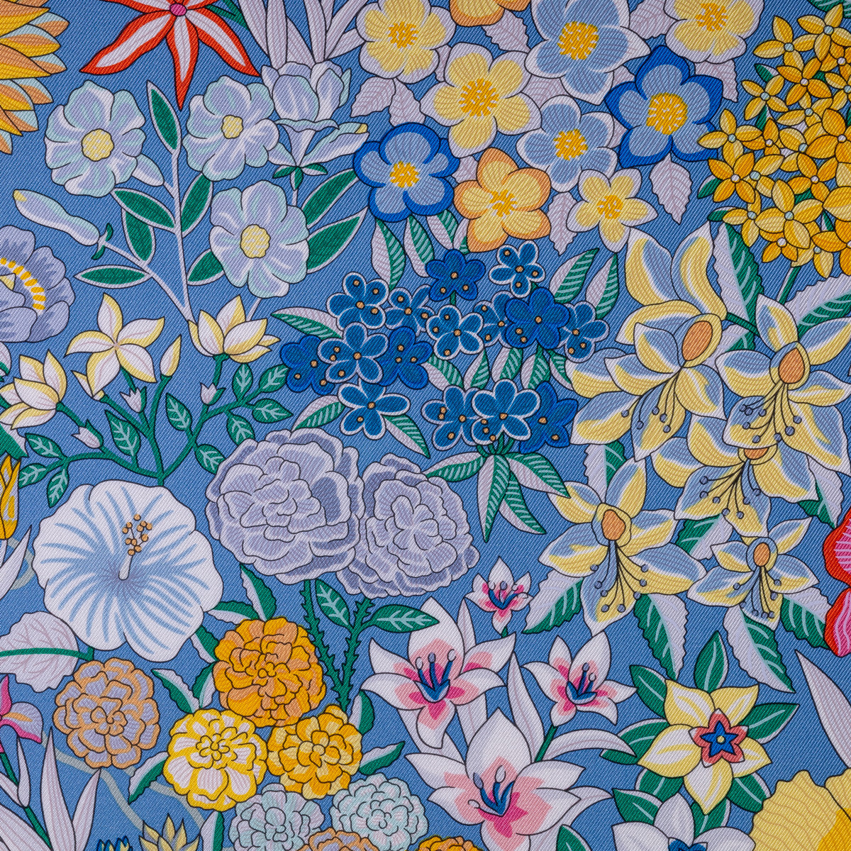 Hermes Planifleurs Scarf 90