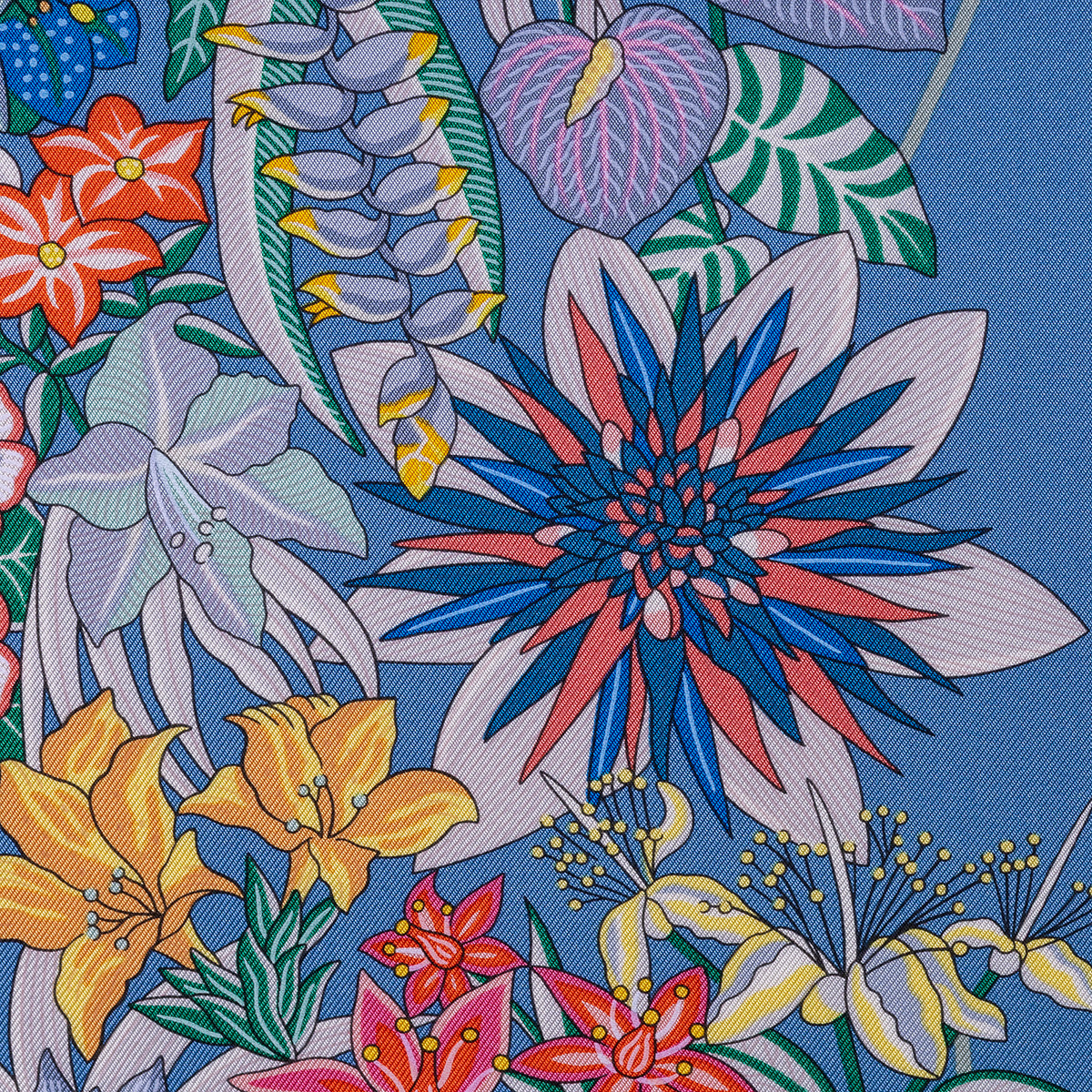 Hermes Planifleurs Scarf 90
